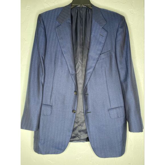 Stunning CASHMERE Ermenegildo Zegna Men’s Blue Sports Coat - Barely Worn